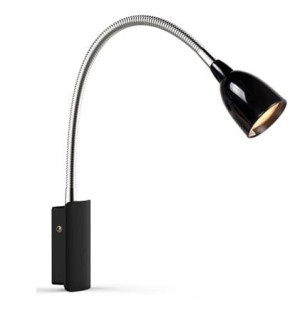 TULIP czarny LED 2,5W 3000K Kinkiet snake regulowany na wysięgniku Markslojd 105940