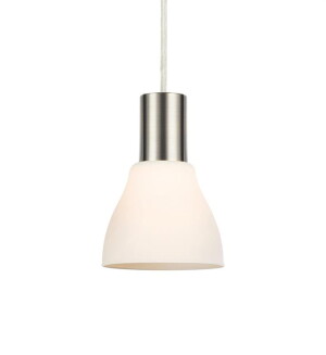 VERO Stalowy | Biały Ø 9cm E14 Lampa wisząca Markslojd 107511