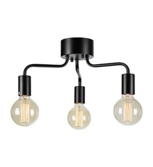 AVERY czarny 3xE27 Lampa sufitowa Markslojd 108102