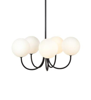 CINCO czarny | biały 5xG9 Lampa wisząca Markslojd 107767