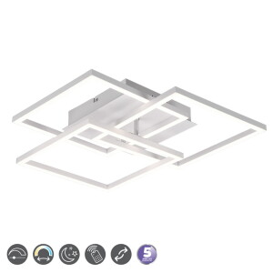 MOBILE Regulowana Biały mat DIM LED PILOT 28W 2700-6000K Lampa sufitowa