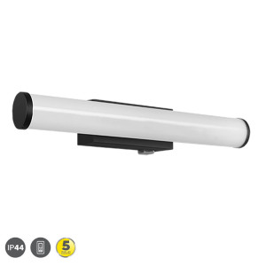 MATTIMO Czarny mat LED 4,3W szer.40cm. 3000K IP44 Kinkiet łazienkowy nad lustro Trio 283270132