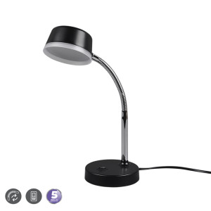 KIKO Czarna Lampka biurkowa 4,5W 3000K