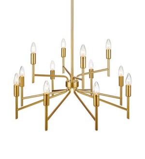 REGENT złoty 12xE14 Lampa wisząca Markslojd 108106