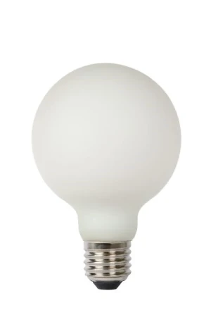 LED FILAMENT 3-StepDim Ø 8cm 8W COG 2700K ściemnialny opal E27 Lucide 49066/08/61