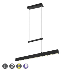 PAROS Czarny mat LED Góra-Dół 21W | 2x5,5W 3000K ściemnialna Lampa wisząca RL R32043132