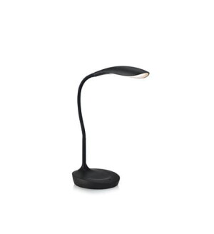 SWAN czarny LED 4,6W 3000K DIM Gniazdo USB, ściemnialna lampka biurkowa Markslojd 106094