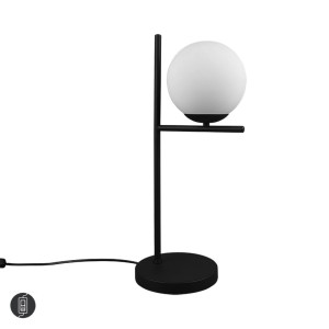 PURE Czarny mat Lampka stołowa