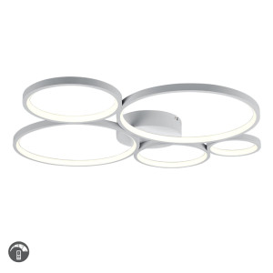 RONDO Biały mat LED Ściemnialny 49W 3000K Lampa sufitowa