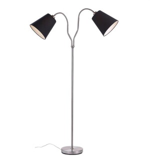 MODENA stal | czarny 2xE27 lampa podłogowa stojąca podwójna Markslojd 105248
