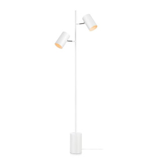 TWIN biały 2xE14 Lampa podłogowa stojąca podwójna Markslojd 107948