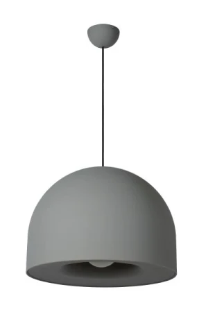 AKRON szary Ø 50 cm E27 Lampa wisząca Lucide 20421/01/36