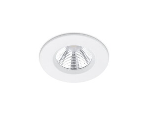 ZENIA biały mat Ø 8cm LED Dim 5,5W 3000K IP65 Zewnętrzne oczko sufitowe ściemnialne Trio 680710131