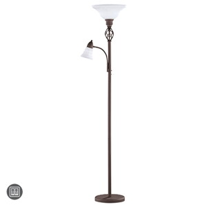 RUSTICA Brąz E14 | E27 Lampa podłogowa stojąca