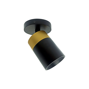 LACCE RO SLIM czarno-złoty GU10 Spot Oxyled 894781