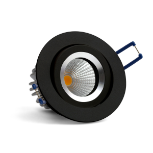 LARSI L SLIM czarny Ø 8,2cm LED 6W 4000K barwa biała Oczko sufitowe
