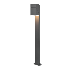 AVON antracyt wys. 1m. LED 7W 3000K IP54 Regulowana głowica Lampa ogrodowa stojąca