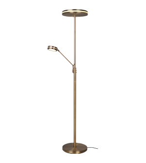 FRANKLIN patyna LED DIM 35W+6,5W 2700+3200+4000K Lampa podłogowa ściemnialana
