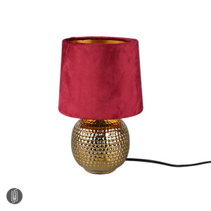 SOPHIA Lampka stołowa CZEROWNO ZŁOTA RL R50821010
