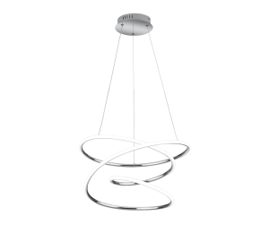 BOLOGNA chrom LED 3 step dim 36W 4000K Lampa wisząca ściemnialna
