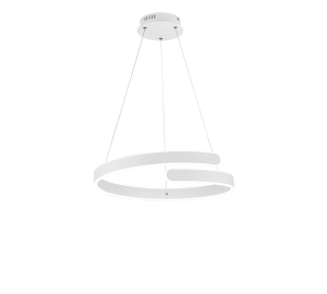 PARMA biały mat Ø 50cm LED 3 step dim 37W 4000K Lampa wisząca ściemnialna