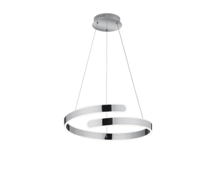 PARMA chrom Ø 50cm LED 3 step dim 37W 4000K Lampa wisząca ściemnialna