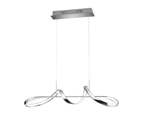 PERUGIA chrom LED 3 step dim 37W 4000K Lampa wisząca ściemnialna
