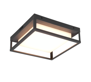 WITHAM antracyt LED DIP SWITCH 14W 2300+3000+4000K IP54 Lampa sufitowa zewnętrzna
