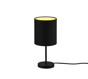 JERRY czrny Ø 13cm E14 Lampka stołowa