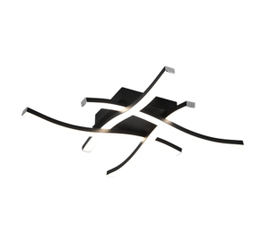 ROUTE czarny mat 4x5W 4000K Lampa sufitowa