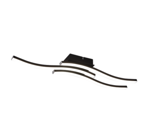 ROUTE czarny mat 3x5W 4000K Lampa sufitowa