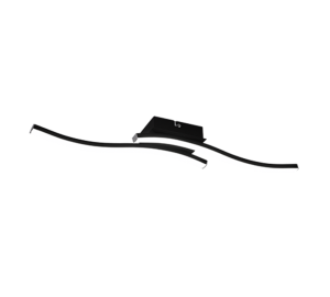 ROUTE czarny mat 2x5W 4000K Lampa sufitowa