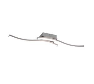 ROUTE nikiel mat 2x5W 4000K Lampa sufitowa