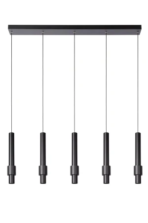 MARGARY czarny LED DIM 5x21W 2700K CRI>90 Lampa wisząca ściemnialna