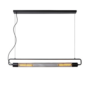 CALIXT Czarny 2xE27 Lampa wisząca