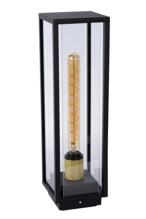 LAURENS czarny wys. 50cm E27 IP54 Lampa zewnętrzna stojąca