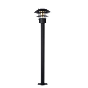 ZICO Czarna lampa zewnętrzna stojąca wys. 100cm LUCIDE 11874/99/30