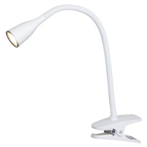Jeff LED biała lampka z klipsem Rabalux 4196