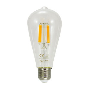 Żarówka LED filament POLUX ST64 E27 1055lm 3000K