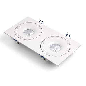 STILLO SQ DUE 2x8W 3000K Biała OXYLED DL28 36 3K S biały
