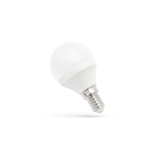 Żarówka LED kulka E14 230V 6W CW 6000K Spectrum