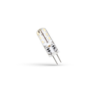 LED G4 column 12V 1,5W SILIKON CW 6000K Spectrum ( 13 szt. dostępnych od ręki. Wysyłka 24 h. )