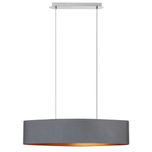 Monica szara lampa wisząca Rabalux 2542