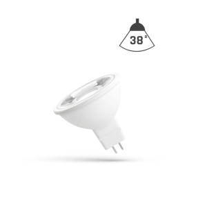 LED MR16 12V 4W SMD 38° 330lm Ciepła WW z soczewką SPECTRUM