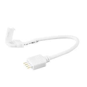 Złączka 10 mm RGB 4 piny/przewody 15 cm/zatrzask