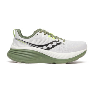 Saucony Hurricane 24 Herr, 42,5, WHITE/OLIVINE