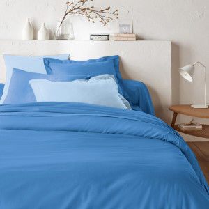 Βαμβακερή μονόχρωμη παπλωματοθήκη 260x240 cm
