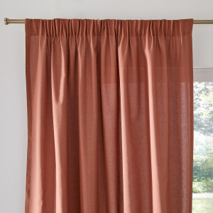 Βαμβακερή κουρτίνα με τρέσα 180x135 cm