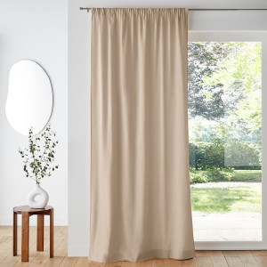Βαμβακερή κουρτίνα με τρέσα 180x135 cm
