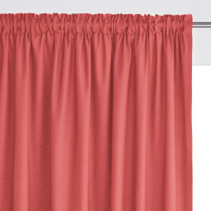 Βαμβακερή κουρτίνα με τρέσα 260x135 cm